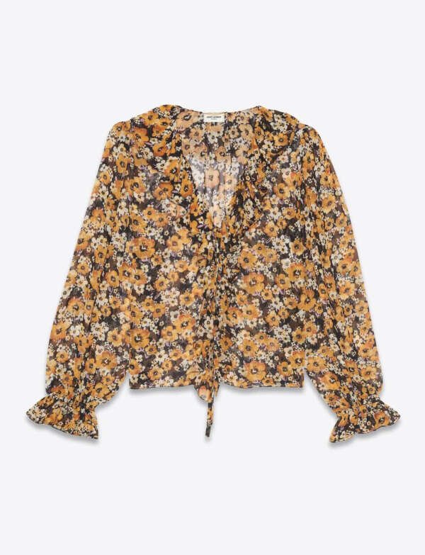 Sweater with ruffle detail